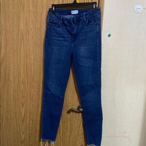 Cello Dark Blue Ankle Jeans